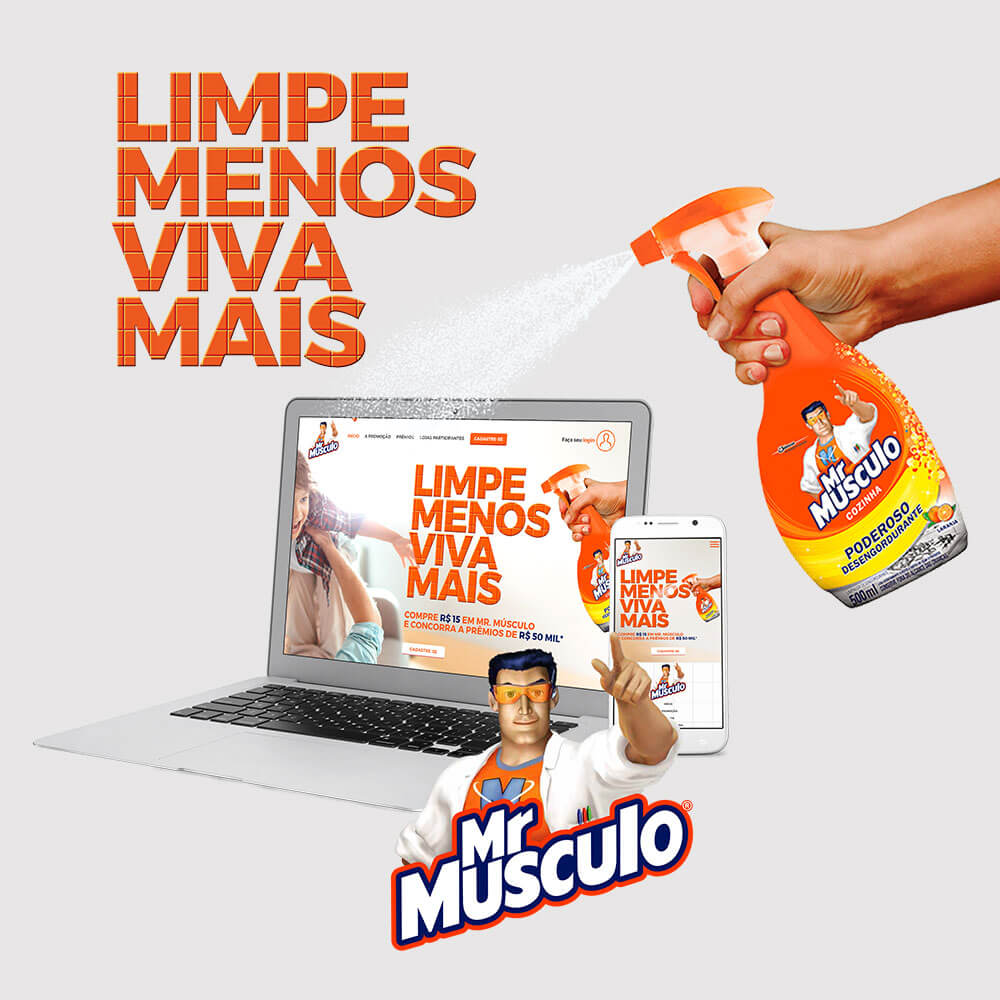 Limpe menos viva mais