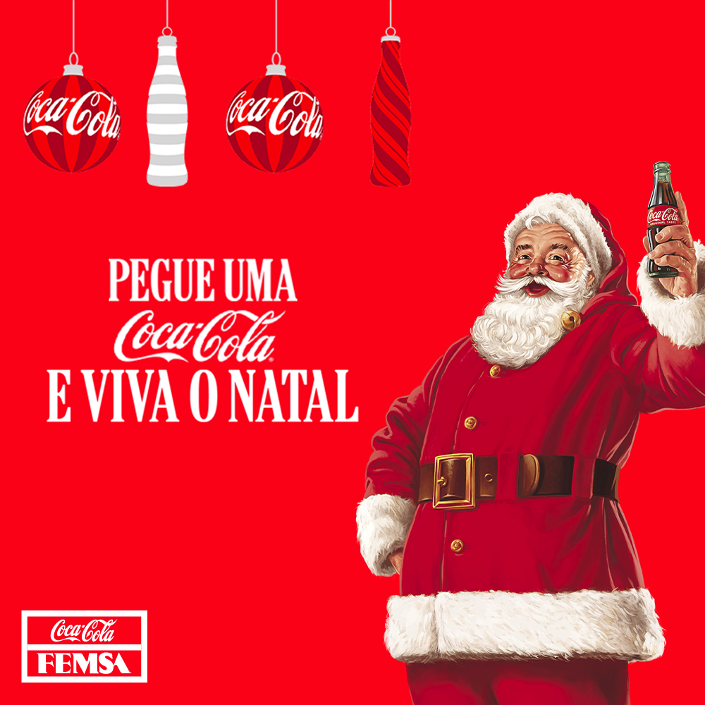 PEGUE UMA COCA-COLA E VIVA O NATAL