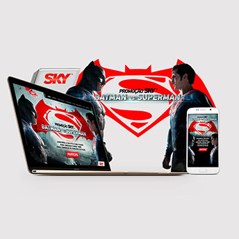 Promoção Batman vs superman
