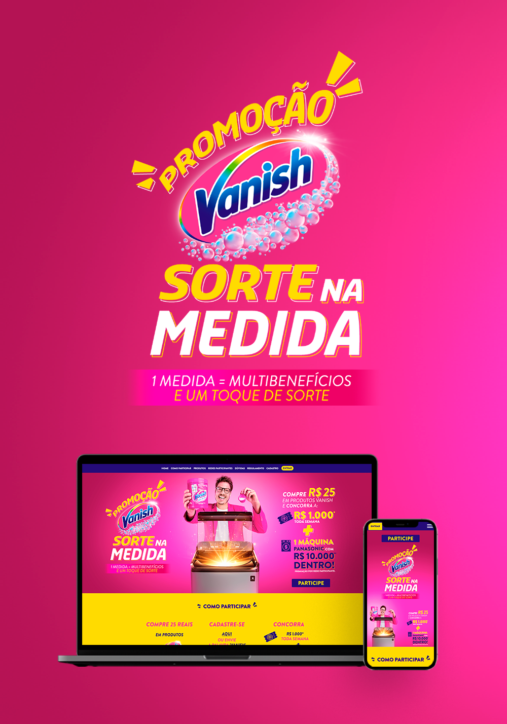 Vanish Sorte na Medida